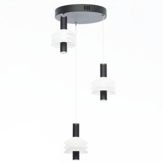 Каскадная люстра Citilux Майя CL202031, LED 16 Вт, коричневый