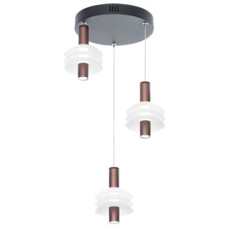 Каскадная люстра Citilux Майя CL202032, LED 16 Вт, коричневый