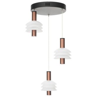 Каскадная люстра Citilux Майя CL202032, LED 16 Вт, коричневый