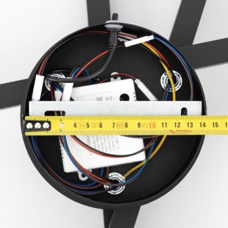 Накладная люстра Citilux Стиг CL203131, LED 60 Вт, черный, современный стиль