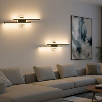 Бра Citilux Trent CL203521, LED 20 Вт, черный/белый, современный стиль
