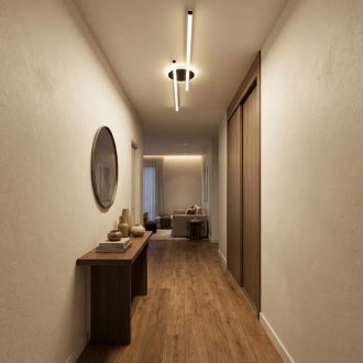 Накладная люстра Citilux Trent CL203621, LED 40 Вт, черный/белый