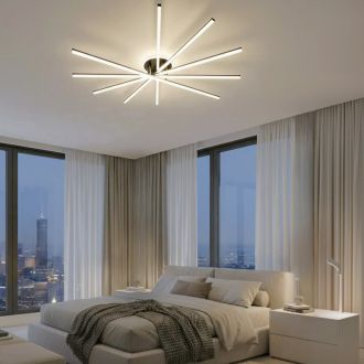 Накладная люстра Citilux Trent CL203651, LED 150 Вт, черный/белый