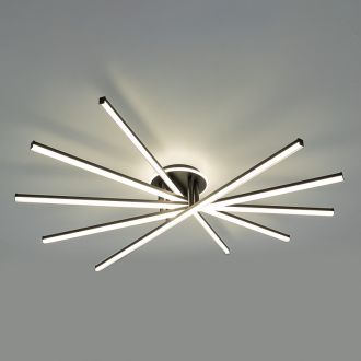 Накладная люстра Citilux Trent CL203651, LED 150 Вт, черный/белый
