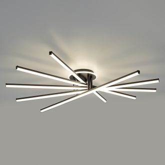 Накладная люстра Citilux Trent CL203651, LED 150 Вт, черный/белый