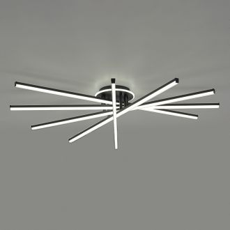 Накладная люстра Citilux Trent CL203651, LED 150 Вт, черный/белый
