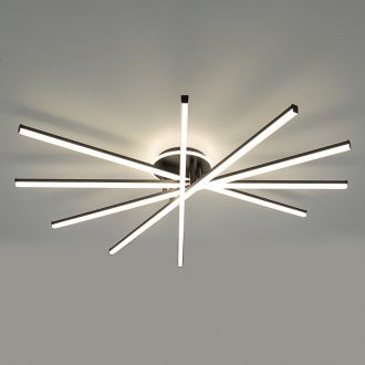 Накладная люстра Citilux Trent CL203651, LED 150 Вт, черный/белый