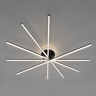 Накладная люстра Citilux Trent CL203651, LED 150 Вт, черный/белый