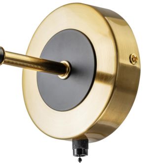 Бра Citilux Нарда CL204310, G9, 40 Вт, черный/бежевый, лофт стиль