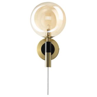 Бра Citilux Нарда CL204310, G9, 40 Вт, черный/бежевый, лофт стиль