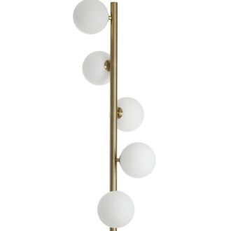 Торшер Citilux Рунд CL205950N, 5×G9 по 25 Вт, бронзовый/белый
