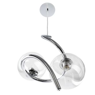 Подвесной светильник Citilux Vansa CL206021, 2×G9 по 40 Вт, хром/прозрачный