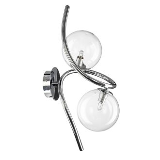 Бра Citilux Vansa CL206321, 2×G9 по 40 Вт, хром/прозрачный, современный стиль