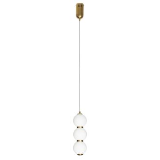 Подвесной светильник Citilux Балу CL207033, LED 8 Вт, бронзовый/белый