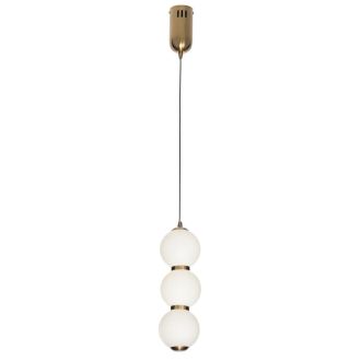 Подвесной светильник Citilux Балу CL207033, LED 8 Вт, бронзовый/белый