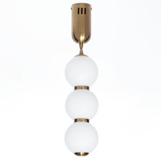 Подвесной светильник Citilux Балу CL207033, LED 8 Вт, бронзовый/белый