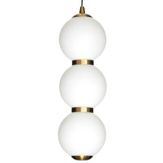Подвесной светильник Citilux Балу CL207033, LED 8 Вт, бронзовый/белый