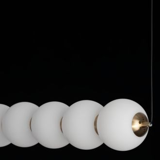 Подвесная люстра Citilux Балу CL207173, LED 18 Вт, бронзовый/белый