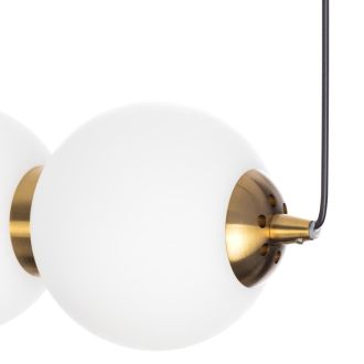 Подвесная люстра Citilux Балу CL207173, LED 18 Вт, бронзовый/белый