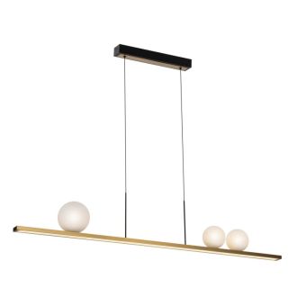 Линейный светильник Citilux Glob CL209133, 3×G9 по 10 Вт, бронзовый/белый
