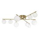 Накладная люстра Citilux Glob CL209293, 9×G9 по 15 Вт, бронзовый/белый Накладная люстра Citilux Glob CL209293, 9×G9 по 15 Вт, бронзовый/белый