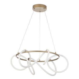 Подвесная люстра Citilux Eva CL210132, LED 41 Вт, золото матовое