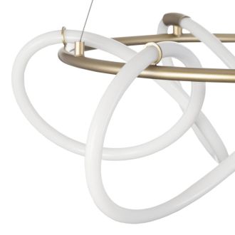 Подвесная люстра Citilux Eva CL210132, LED 41 Вт, золото матовое