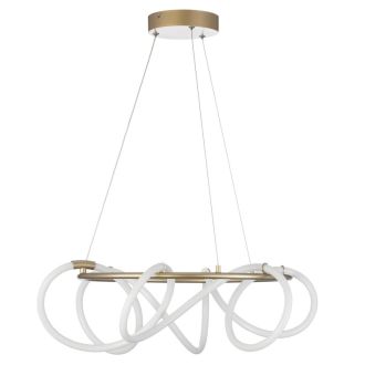 Подвесная люстра Citilux Eva CL210132, LED 41 Вт, золото матовое