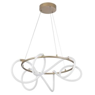 Подвесная люстра Citilux Eva CL210132, LED 41 Вт, золото матовое
