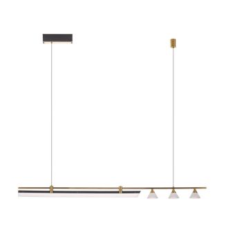 Подвесной светильник Citilux Helly CL211012, LED 30 Вт, бронзовый/белый