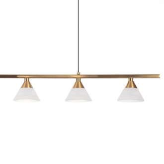 Подвесной светильник Citilux Helly CL211012, LED 30 Вт, бронзовый/белый