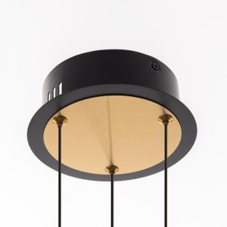 Подвесная люстра Citilux Helly CL211042, LED 28 Вт, бронзовый/белый