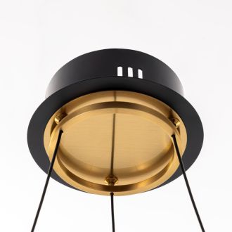 Подвесная люстра Citilux Helly CL211042, LED 28 Вт, бронзовый/белый