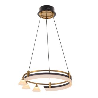 Подвесная люстра Citilux Helly CL211042, LED 28 Вт, бронзовый/белый