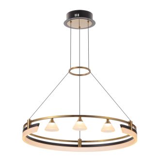 Подвесная люстра Citilux Helly CL211062, LED 42 Вт, бронзовый/белый