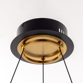 Подвесная люстра Citilux Helly CL211062, LED 42 Вт, бронзовый/белый