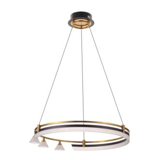 Подвесная люстра Citilux Helly CL211062, LED 42 Вт, бронзовый/белый