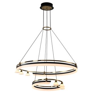 Каскадная люстра Citilux Helly CL211092, LED 85 Вт, бронзовый/белый