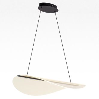 Подвесной светильник Citilux Skatt CL213131, LED 48 Вт, черный/прозрачный