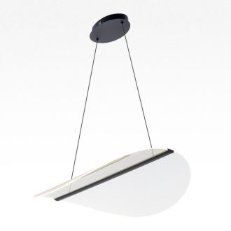 Подвесной светильник Citilux Skatt CL213131, LED 48 Вт, черный/прозрачный