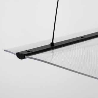 Подвесной светильник Citilux Skatt CL213131, LED 48 Вт, черный/прозрачный