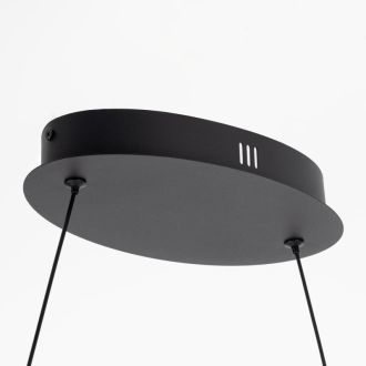 Подвесной светильник Citilux Skatt CL213131, LED 48 Вт, черный/прозрачный