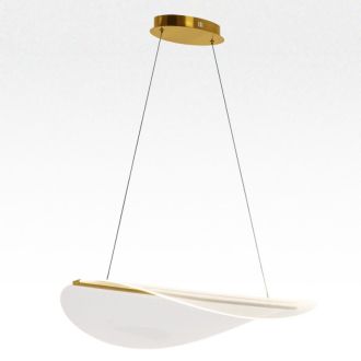 Подвесной светильник Citilux Skatt CL213132, LED 48 Вт, бронзовый/прозрачный