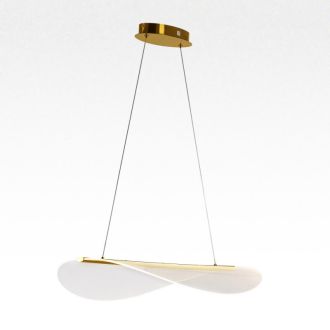 Подвесной светильник Citilux Skatt CL213132, LED 48 Вт, бронзовый/прозрачный
