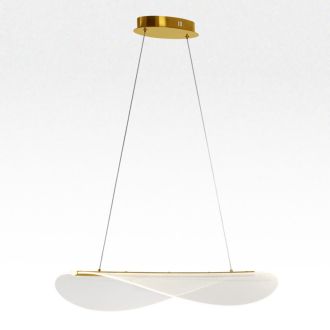 Подвесной светильник Citilux Skatt CL213132, LED 48 Вт, бронзовый/прозрачный
