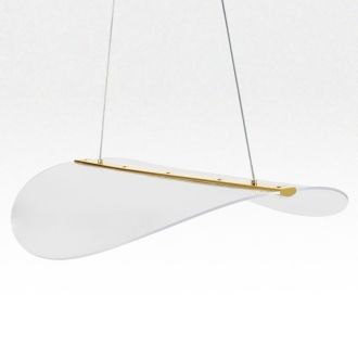 Подвесной светильник Citilux Skatt CL213132, LED 48 Вт, бронзовый/прозрачный