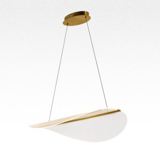 Подвесной светильник Citilux Skatt CL213132, LED 48 Вт, бронзовый/прозрачный