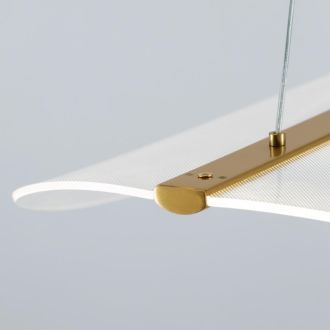 Подвесной светильник Citilux Skatt CL213132, LED 48 Вт, бронзовый/прозрачный
