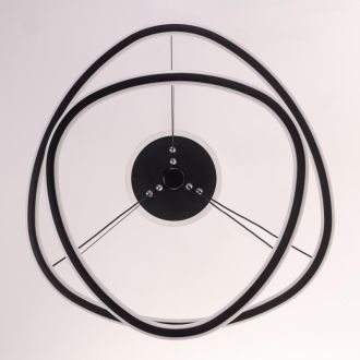 Каскадная люстра Citilux Тrio CL215B061E, LED 135 Вт, черный/белый