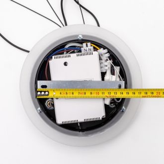 Каскадная люстра Citilux Тrio CL215B061E, LED 135 Вт, черный/белый